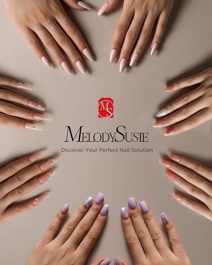 MelodySusie Compact Advanced UV LED Nail Lamp, P-Plus30F Nail Dryer with 3 Timers & Smart Sensor Cures All Gels, Especially Rhinestone Glue, Solid & Liner Gel Polishes for Advanced DIY at Home-Purple