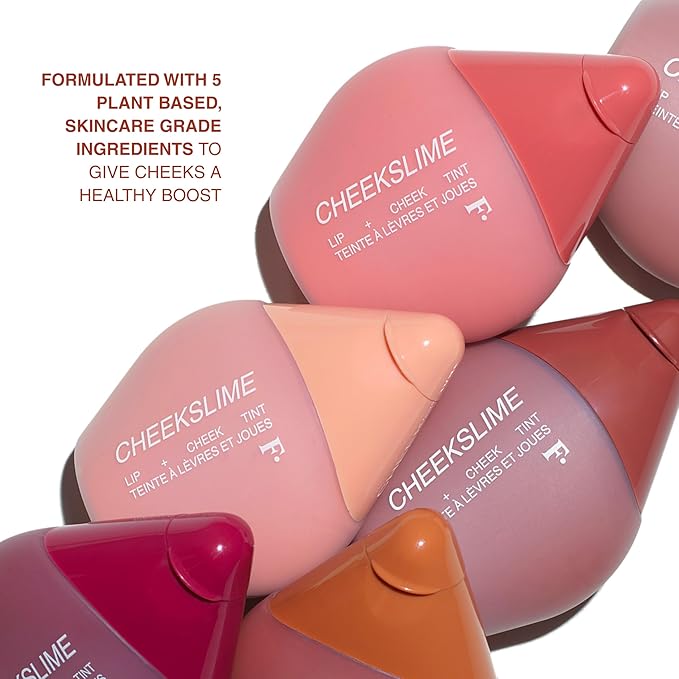Freck Beauty CHEEKSLIME Lip & Cheek Tint - Liquid Cream Blush, High Impact Pigments, Blends Seamlessly, Dries Down to Natural Flush for All Skin Tones | ROSE BUDDY (Mauve Rose)