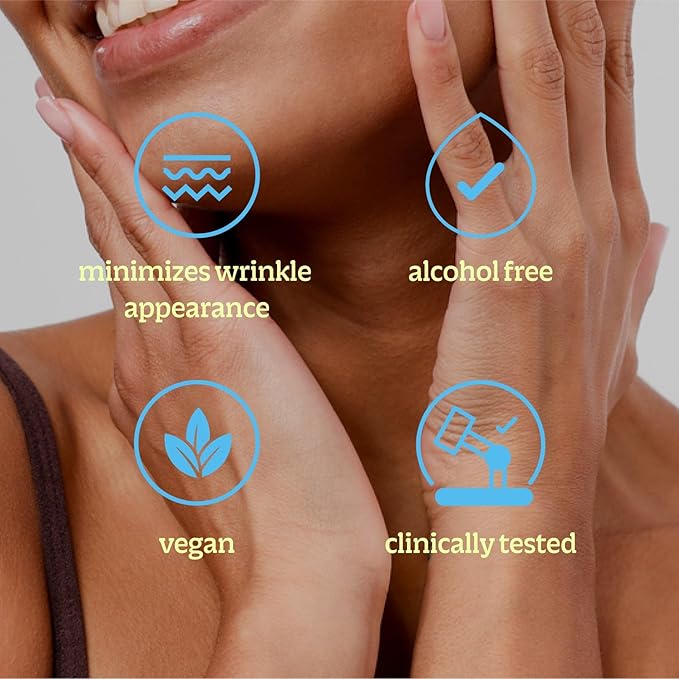 BRIOTECH Renew Serum, Hypochlorous Acid Mineral Gel, Soften Fine Line Appearance, Smooth Skin for Face, Neck, Chest, Spot Corrector, Soothe Redness, Vegan, 2 fl oz (4 Pack)
