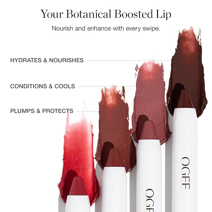 Ogee Tinted Sculpted Lip Oil, Azalea