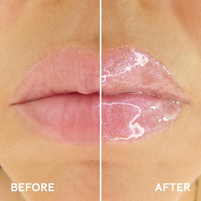 Winky Lux Birthday Cake Barely There Sheer Tinted Lip Oil – Hydrating, Shimmery Gloss, Non-Sticky, Long-Lasting Balm with Jojoba Oil & Vanilla Scent