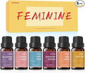 AmaKane Feminine Fragrance Oils, Women Essential Oil, Perfume Oils for Women Long Lasting, Fragrance Oil for Candle Soap Making, Diffuser Oil Scents 6x10 ml, BlackBerry& Bay, Midnight Orchid, More
