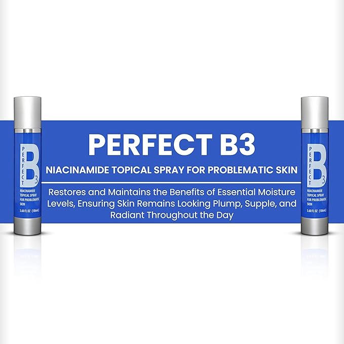 Niacinamide Face Spray – Topical Mist with Hyaluronic Acid, Glycerin, Vitamin B3, and Aloe for Skin Clarity, Texture & Hydration – Gentle Niacinamide Serum Alternative – 3.6 fl oz