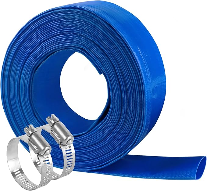 Eastrans 3 inch x 25 FT Pool Backwash Hose, 5 inch Width When Pool Hose Lay-Flat - Image 7