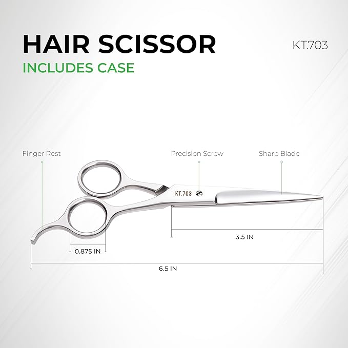NGHIA Cutting Hair Scissors - KT-703 (Stainless Steel)