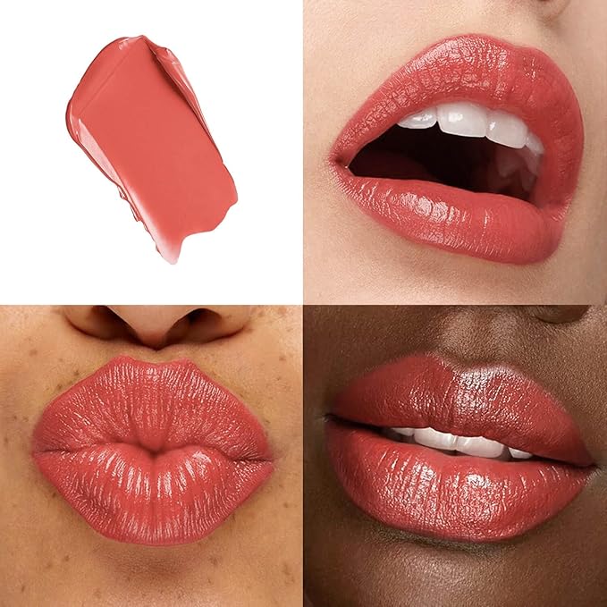 Nude Pink Moisture Lipstick – Hydrating Lip Balm for Dry, Cracked Lips, Weightless Creamy Lip Color with Vitamin E, Hydrasmooth, Glossy Juicy Finish, Long Lasting for Women (Hold me)