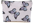Purple Butterfly Makeup Bag Cosmetic Bag Butterfly Gifts for Women Girls Friend Niece Daughter Butterflies Lovers Gifts Travel Organizer Zipper Pouch Graduation Birthday Friendship Gifts