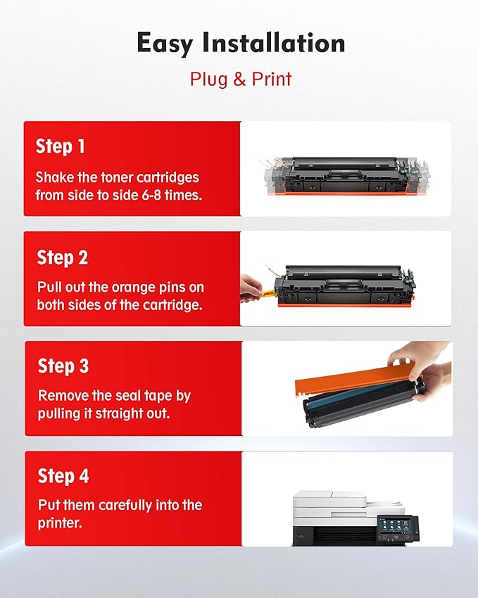 067H 067 Toner Cartridge Set MF654Cdw MF656Cdw - High Yield Replacement for Canon 067, for Canon MF656cdw Toner Cartridges, for Color ImageClass MF656Cdw LBP632Cdw MF654Cdw MF653Cdw LBP633Cdw (4 Pack)