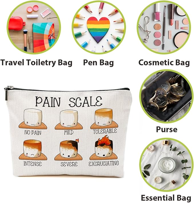 Nurse Gifts, Funny Makeup Bag, Nurse Accessories Funny Horse Cosmetic Bag, Doctor Gift Nursing Travel Organizer Zipper Pouch Thank You Nurses Week Gifts for Women Coworker Friends