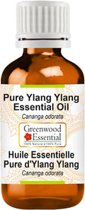 Greenwood Essential Pure Ylang Ylang Essential Oil (Cananga odorata) Steam Distilled 30ml (1 oz)