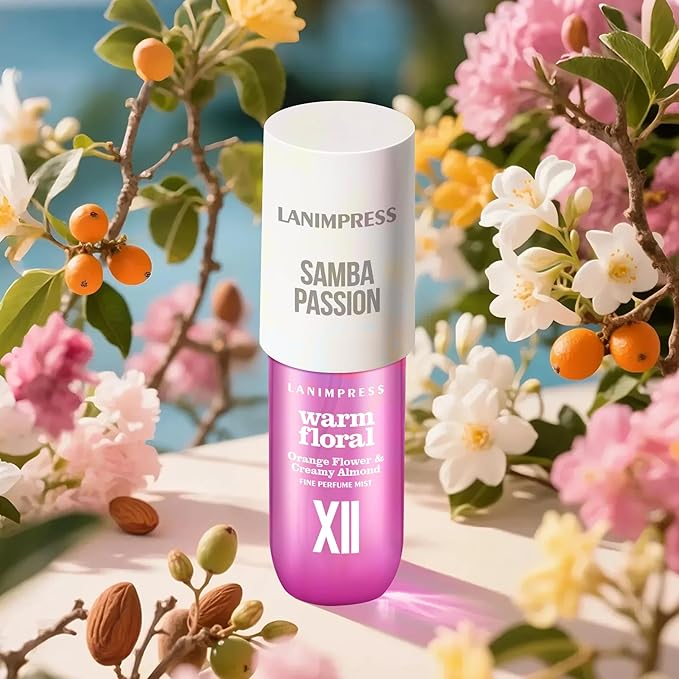 Perfume - No.12，Body Spray For Women（Eau De Perfum） Hair & Body Fragrance Mist -（Orange Flower +Creamy Almond ） Perfumes For Women（3 fl oz）