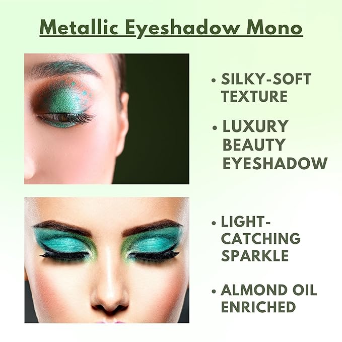 GA-DE Velveteen Metallic Eyeshadow Mono, 205 - Pearl Infused, Shimmer Eye Makeup - Silky-Soft, Densely Pigmented, Seamless Blend - 0.105 oz