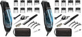 Remington Vacuum Haircut Kit, Vacuum Beard Trimmer, Hair Clippers for Men with Removable Hair Chamber and Dual Motor Power (18 Pieces) (Pack of 2)