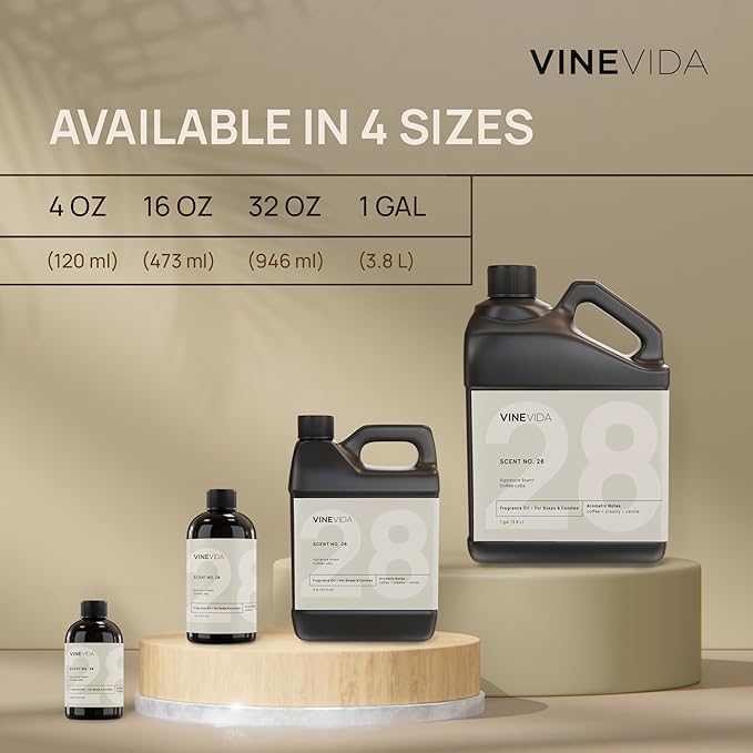 VINEVIDA [32 Fl Oz] Cashmere Fragrance Oil for Cold Air Diffusers, Essential Oils for Diffuser Oil Refill & Air Freshener Room Spray
