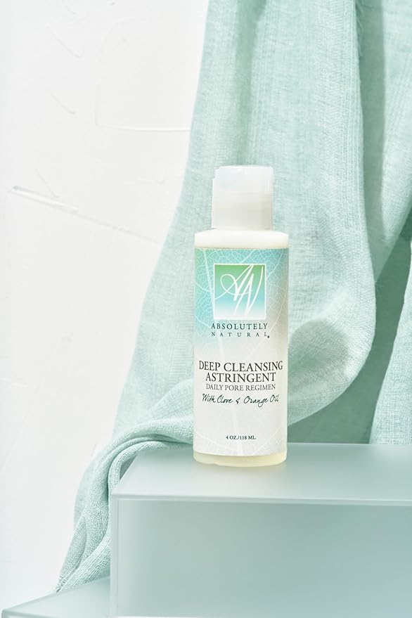 Absolutely Natural - Deep Cleansing Face Astringent Helps with Oily Skin & Acne Face Wash with Clove and Orange Oil Made in The U.S.
