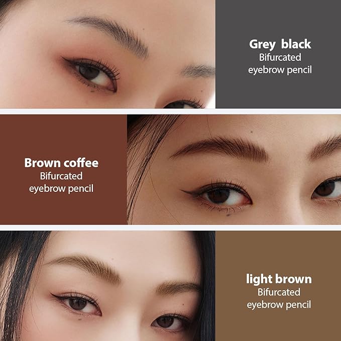 Eye Brow Pencils for Women Brown for Eyebrow Makeup Microblading Faux Brow Pencil With Hair Like Strokes Waterproof Total Temptation Brow Definer Lapiz De Cejas A Prueba De Agua (brown)
