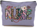 Nurse Makeup Bags,Nurse Gifts for Women,Nurse Cosmetic Bags With Zipper,Nurse Gifts for Nursing Student,Student Nurse Gifts(Purple)