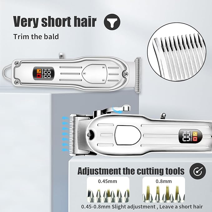Hair Clippers for Men,Beard Trimmer for Mens,Professional Electric Hair Clipper Set,Men's Electric Hair Clipper,Cordless Hair Trimmer for Family,Gifts for Men.