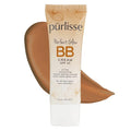 pūrlisse Perfect Glow BB Cream with SPF 30 - Matte Meets Dewy Finish - Enriched with Goji & Hawthorn Berry to Help Improve Skin Texture & Radiance - Deep (1.4 oz)