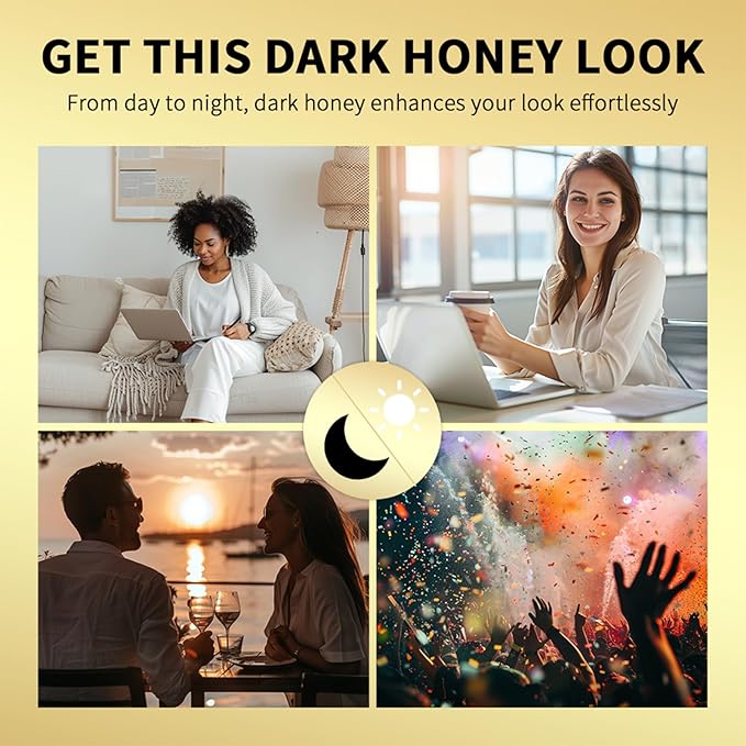 WEEMAY Honey Noir Lipstick, Deep Moisturizing Black Cherry Tint Lip Balm, Nourishing Honey Noir Lipgloss, Black Lip Gloss, Hydrating Lipgloss for All Skin Tones