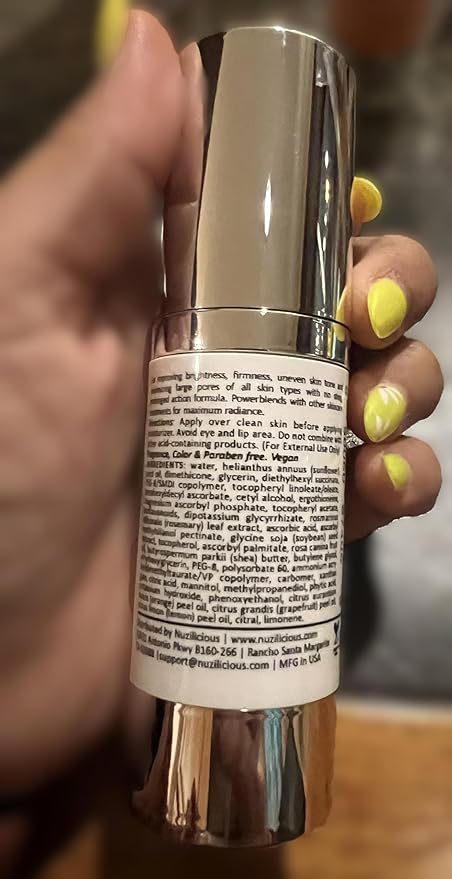 Professional Grade Super C & E Serum for Glowing Skin – Stabilized, Non-Stinging Vitamin C Formula – Vegan, Cruelty-Free, Anti-Dullness Face Serum, (0.25)