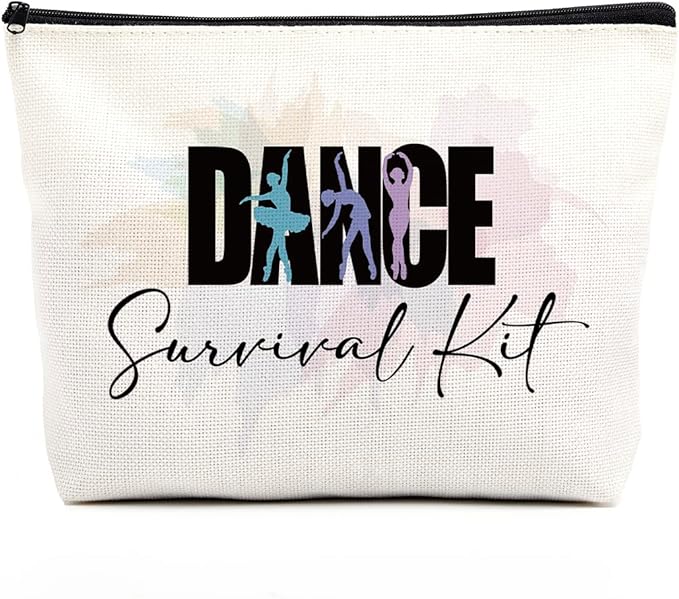 fkovcdy Elegant Dance Bag - Ballet Makeup Bag Gift for Female Teenage Girls Dance Enthusiasts & Teachers - Survival Kit