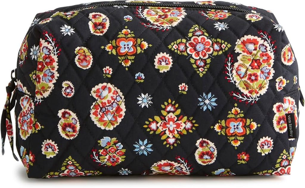 Premium Cotton Large Cosmetic Makeup Bag