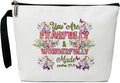 Christian Cosmetic Bag for Women Accessories Organizer, Religious Gifts Bible Verses Gifts for Women Coworker, Travel Essentials Purse Toiletry Pouch Cosmetic Bag with Zipper -34