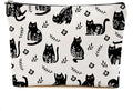 Funny Black Cat Makeup Bags for Women - Cat Gifts for Women Cats Lovers, Cats Mom Gifts Cosmetic Bag Travel Organizer Zipper Birthday Christmas Friendship Gift