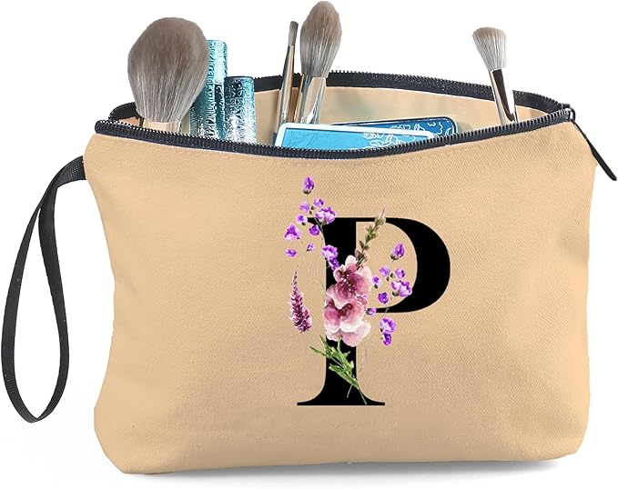 Birthday Inspirational Bridesmaid Proposal Team Small Gifts for Women Mom Aunt Teacher Sister Coworkers Makeup Cosmetic Bag Travel with Mirror Mothers Day Christmas Graduation P