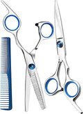 MEUUT Hair Cutting Scissors Set 6.5 Inch - Hair Thinning Scissor & Hair Cutting Shears with Styling Comb, Texturizing and Precision Cutting Scissor for Salon & Home Use