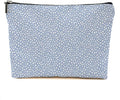 Vintage Polka Dots Blue Makeup Bag Cosmetic Bag Friend Friendship Gifts for Women Girls Sister Coworker Auntie Botanical Travel Organizer Zipper Pouch Christmas Thanksgiving Birthday Gifts