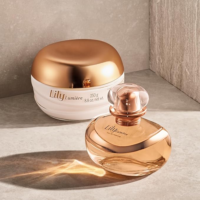 O BOTICARIO Lily Lumiere Eau de Parfum, Long-Lasting Fragrance Perfume for Women, 2.5 Ounce