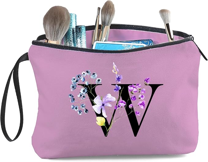 Birthday Inspirational Bridesmaid Proposal Team Small Gifts for Women Mom Aunt Teacher Sister Coworkers Makeup Cosmetic Bag Travel with Mirror Mothers Day Christmas Graduation W