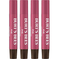 Burt's Bees Shimmer Lip Tint Set, Tinted Lip Balm Stick, Moisturizing for All Day Hydration with Natural Origin Glowy Pigmented Finish & Buildable Color, Fig (4-Pack)