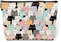 Cute Cats Makeup Bag Cat Gifts Cat Lover Gifts for Women Cats Stuff Decor Kawaii Animal Christmas Birthday Gifts for Women Animal Pet Owner Girl Daughter Best Friend Her Sister Travel Toiletry Bag