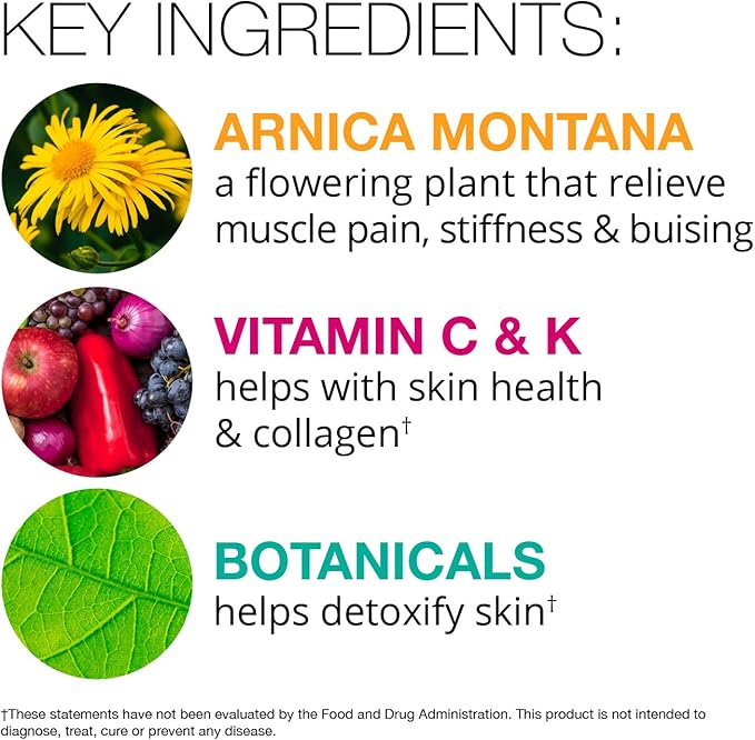 VitaMedica | Arnica Filler Kit Bundle | Arnica Montana 30X Blister Pack + Arnica & Vitamin K Topical Cream | Vitamin K Topical Cream | Softens, Calms, Moisturizes, & Restores Bruised Skin | Recovery