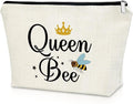 Sazuwu Bee Themed Gifts for Women Makeup Bag Bee Lover Gifts for Friend Beekeeper Birthday Gifts Cosmetic Bag Honeybee Gifts Christmas Thanksgiving Gifts for Bee Lover Cosmetic Travel Pouch