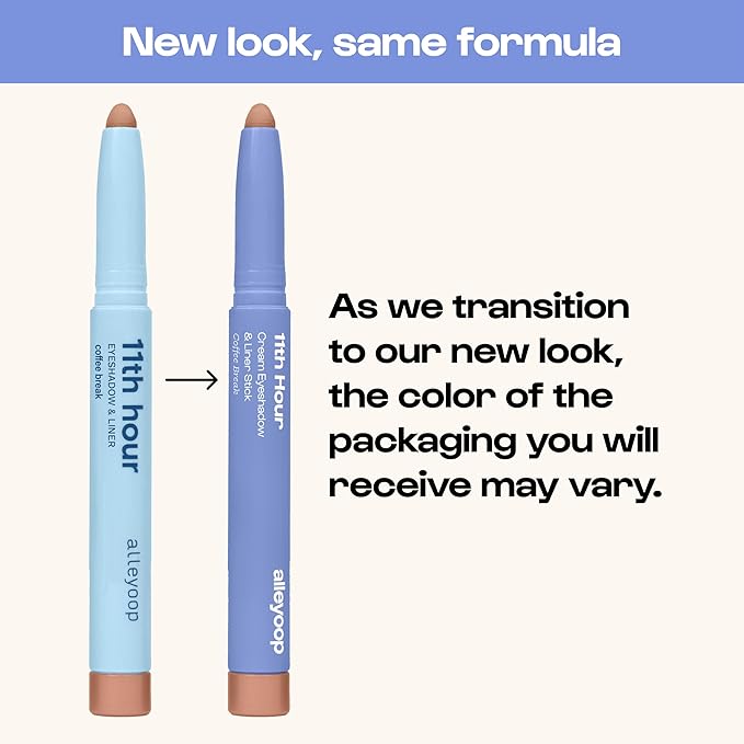 ALLEYOOP 11th Hour Waterproof Cream Eyeshadow Stick – Long-Lasting Eye Shadow Pencil & Eyeliner, Cream to Powder Stick & Highlighter – Smudge-Proof Eyeshadow Matte, Making Mauve Matte