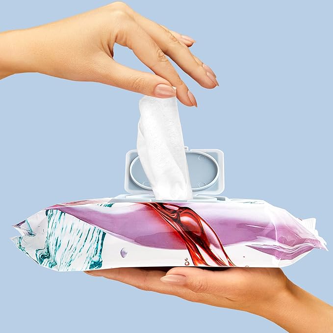 Body Prescription Makeup Cleansing Wipes - Gentle and Effective Face Wipes, 50 Count (Pack of 3), Retinol