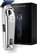 Blade & Stone Professional Hair Trimmer for Men PT301 | Diamond-S Blade | Micro-Gap Tech | 7200 RPM Durable Motor, All-Metal, Cordless Hair Trimmer - The Aviator