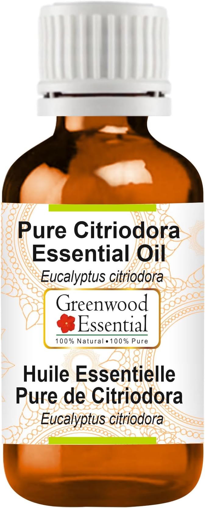 Greenwood Essential Pure Citriodora Essential Oil (Eucalyptus citriodora Steam Distilled 5ml (0.16 oz)