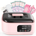 Wattne Paraffin Wax Machine for Hands & Feet – Paraffin Wax Warmer Moisturizing Kit with Auto-Timer & Precision Temperature Control, Paraffin Wax Bath for Arthritis, Dry Skin Care, Home Spa-Pink