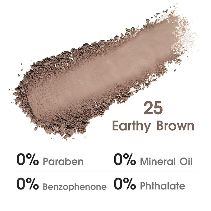 UCANBE Earthy Brown Single Matte Eyeshadow – Highly Pigmented, Long-Lasting Neutral Mini Eye Shadow Makeup Palette for Everyday Looks & Smokey Eyes