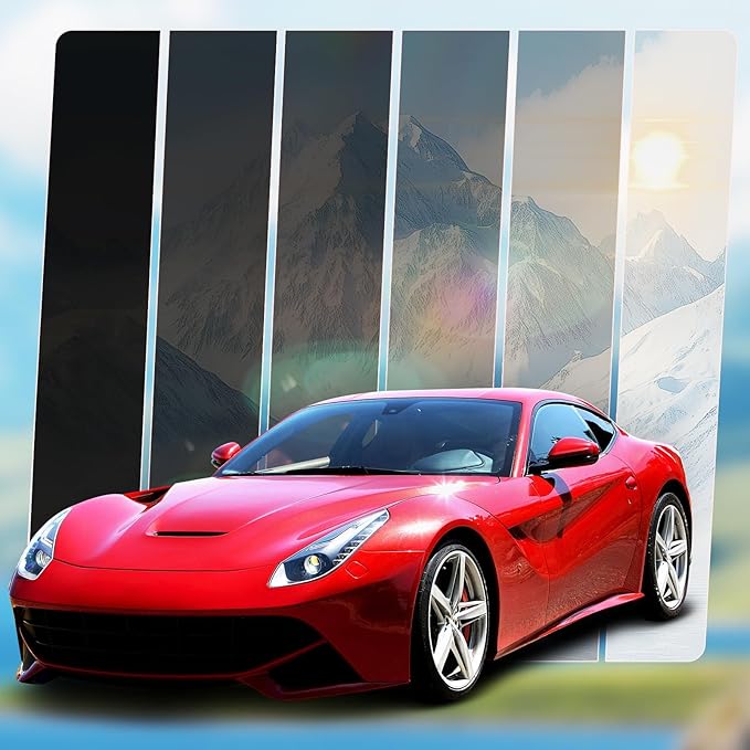 Car Ceramic Window Tint 36" in x 100'Ft with 15% Percent VLT, Tinted Film for Car Windows, UV&IR Protection Heat Insulation Anti-Explosion Scratch Resistant