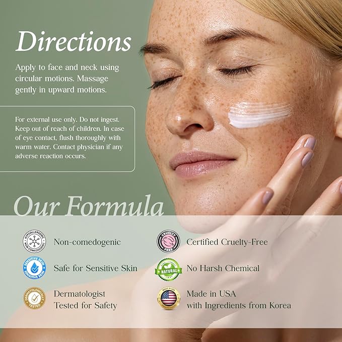 CLARA'S NEW YORK Advanced Rejuvenating Collagen Cream, Anti-Wrinkle and Made for Healthy Glowing Skin, Rich, Non-sticky, Fast-absorbing Formula 50ml MADE IN USA