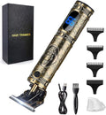 RESUXI Hair Clippers for Men Hair Trimmer for Barbers,Professional Cordless T Blade Trimmer, Beard Edger Liners for Men,Barber Shavers for Hair Cutting,Gold Knight Close-Cutting Hair Machine
