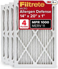 Filtrete 14x20x1 AC Furnace Air Filter, MERV 11, MPR 1000, Micro Allergen by Filtrete