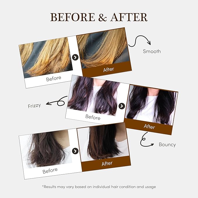 Argan Oil Hair Serum - Hydrates, Repairs Dry, Frizzy, Damaged Hair, Repairs Frayed Ends, Smooths & Strengthens, Suitable for All Hair Types, 3.38 Fl Oz