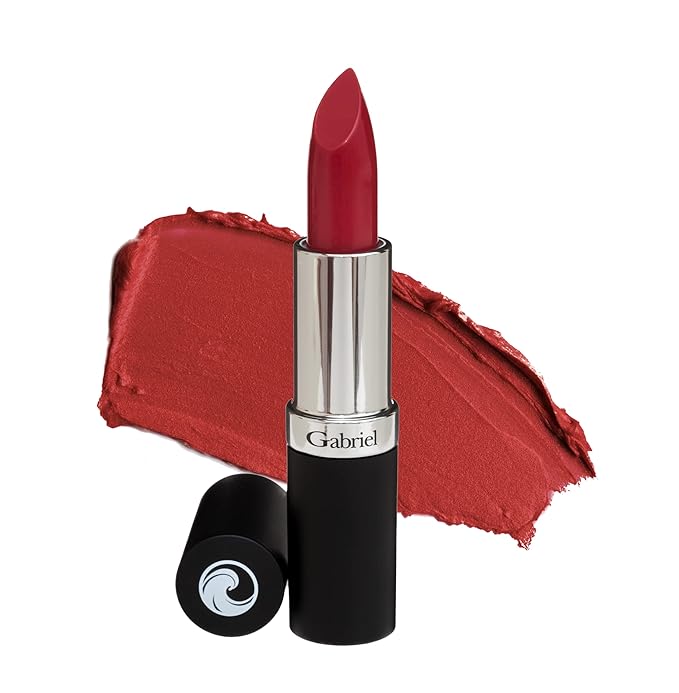 Gabriel Cosmetics Lipstick (Matte Spice - Brown Berry/Cool Crème), 0.13 Oz.